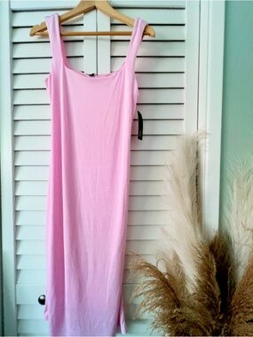 wild fable Light Pink Tank Slip Dress